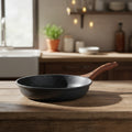 28 Poêle cm Antiadhésive en Granit Compatible Tous Feux Induction Poêle dans pierre saine poignée ergonomique et isolante simple à nettoyer